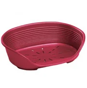 Ferplast Legowisko plastikowe Siesta Deluxe 8 82x59,5x25cm kolor bordowy - Legowiska dla psów Ferplast Legowisko plastikowe Siesta Deluxe 8 82x59,5x25cm kolor bordowy - Legowiska dla psów - miniaturka - grafika 1