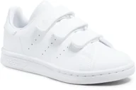 Sneakersy damskie - adidas Buty Stan Smith Cf C FX7535 Ftwwht/Ftwwht/Ftwwht - miniaturka - grafika 1