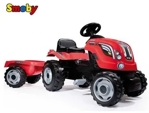 Smoby Traktor XL Czerwony - Jeździki dla dzieci - miniaturka - grafika 6