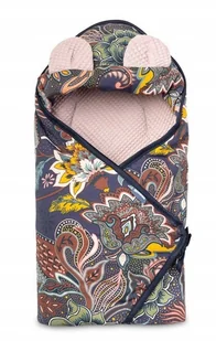 Sensillo OTULACZ DO FOTELIKA WAFEL BOHO BRUDNY RÓŻ SILLO-705 - Akcesoria do wózków - miniaturka - grafika 2