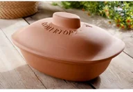 Garnki - Romertopf Garnek Rzymski Gliniany Z Pokrywką Classic 3 L - miniaturka - grafika 1
