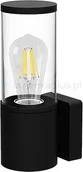 Lampy ogrodowe - Rabalux Wellington kinkiet zewnętrzny czarny przezroczysty 7502 - miniaturka - grafika 1