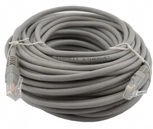 A-LAN Patchcord UTP kat 5e 15m szary KKU5SZA15 - Kable miedziane - miniaturka - grafika 3