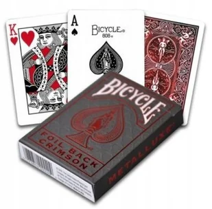 Bicycle Metalluxe czerwone - Gry karciane - miniaturka - grafika 2