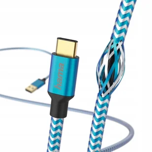 Hama Kabel Reflected USB Typ A-USB typ C 1.5M Niebieski - Kable USB - miniaturka - grafika 8