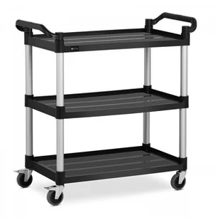 Royal Catering Wózek kelnerski - 3 półki - 90 kg - czarny 10011718 RC-PSTB31020 - Wózki na żywność Royal Catering Wózek kelnerski - 3 półki - 90 kg - czarny 10011718 RC-PSTB31020 - Wózki na żywność - miniaturka - grafika 1