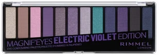 Rimmel MagnifEyes Eye Contouring Palette paleta cieni 008 Electric Violet Edition 14.16g - Tusze do rzęs - miniaturka - grafika 2