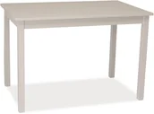 Stoły - Signal DREWNIANY STÓŁ FIORD BIAŁY 80x60 MDF FIORDB80 - miniaturka - grafika 1