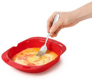 OXO - Good Grips OXO Good Grips omelettzu zaparzacz do kuchenek mikrofalowych, silikon, czerwony 11185600UKEU - Pozostałe akcesoria kuchenne - miniaturka - grafika 4