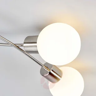Lampenwelt Elegancka lampa sufitowa LED ELAINA, 3pkt., nikiel - Lampy sufitowe - miniaturka - grafika 3