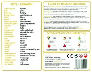 zzuple DWUSTRONNE PUZZLE DO NAUKI ANGIELSKIEGO-ZABAWKI TOYS - Pomoce naukowe - miniaturka - grafika 4