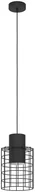 Lampy sufitowe - Eglo 43625 - Żyrandol na lince MILLIGAN 1xE27/40W/230V śr. 20 cm czarny - miniaturka - grafika 1