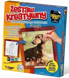 Mirage Hobby Zestaw Kreatywny do malowania Jamnik - Zabawki kreatywne - miniaturka - grafika 2
