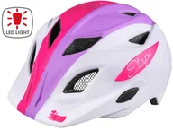 Kaski rowerowe - Etape Etape Dziecięcy Pluto Light biały/fioletowy S/M - miniaturka - grafika 1