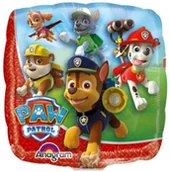Balony i akcesoria - Amscan Balon foliowy "Paw Patrol", 9" SQR 3018402 - miniaturka - grafika 1