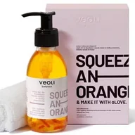 Olejki do mycia twarzy - Veoli Botianica Olejek 2w1 do demakijażu i masażu twarzy z kawałkami pomarańczy SQUEEZE AN ORANGE 132,7g Veoli Botanica - miniaturka - grafika 1