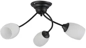 Lampy sufitowe - Lampex Orlean 3 215-827 406/3 CZARNY MAT - miniaturka - grafika 1