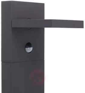 Lampenwelt com Słupek oświetleniowy LED Silvan 65 cm, czujnik - Lampy ogrodowe - miniaturka - grafika 4
