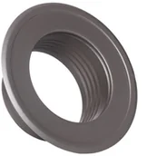 Kominy i akcesoria - Darco Rozeta z króćcem 100 mm czarna - miniaturka - grafika 1