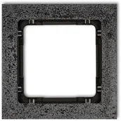 Klawisze i ramki - Karlik Ramka pojedyńcza DECO 11-12-DRB-1 antracyt 11-12-DRB-1 - miniaturka - grafika 1