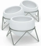 Donice - Umbra Komplet doniczek Potsy 3 szt. białe 1013191-670 - miniaturka - grafika 1