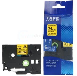 Brother Taśma Do TZe-NFX651 24MM Żółta Nylonowa - Papier do drukarek - miniaturka - grafika 3