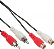 Kable - Intos Kabel  RCA Cinch x2 RCA Cinch x2 2.5m czarny 89932 89932 - miniaturka - grafika 1