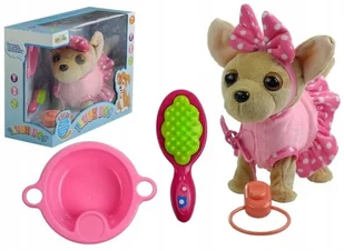 Import LEANToys Interaktywny Piesek Na Smyczy + Akcesoria Kokardka 3979 - Zabawki interaktywne dla dzieci Import LEANToys Interaktywny Piesek Na Smyczy + Akcesoria Kokardka 3979 - Zabawki interaktywne dla dzieci - miniaturka - grafika 1