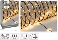 Ozdoby bożonarodzeniowe - Lumarko Lumarko Łańcuch Świetlny 120led Extrwarm White 9m HV973338-SW Mondex - miniaturka - grafika 1