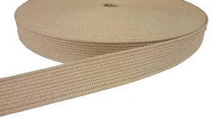 PielegnacjaObuwia Taśma Parciana 40mm Bawełniana jasny brąz) 2413 - Artykuły kaletnicze - miniaturka - grafika 4