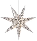 Ozdoby bożonarodzeniowe - Markslojd 704876 - Dekoracja świąteczna KARLA 1xE14/25W/230V biały 75 cm - miniaturka - grafika 1