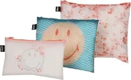Kosmetyczki, organizery i kuferki - Loqi Saszetki Transparent Smiley 3 szt. ZP.TR.SB - miniaturka - grafika 1