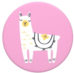 PopSockets Uchwyt  Popsockets Lama Glama Snow White 800945 - Uchwyty samochodowe do telefonów - miniaturka - grafika 2