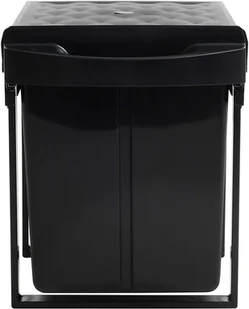 FENIKS vidaXL Kuchenny wysuwany, ciche zamykanie, 48 L vidaXL - Kosze na śmieci - miniaturka - grafika 3