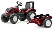 Jeździki dla dzieci - Falk traktor Valtra z platformą - miniaturka - grafika 1