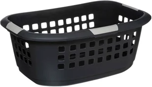 Kosz na pranie z tworzywa sztucznego biały 51 l 157361C - Kosze na bieliznę - miniaturka - grafika 2