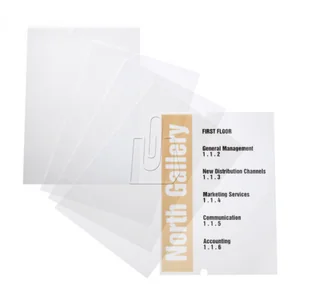 Durable Wkłady do CRYSTAL SIGN 4825 - OM3112 NB-1723 - Systemy ekspozycyjne i znaki informacyjne - miniaturka - grafika 2