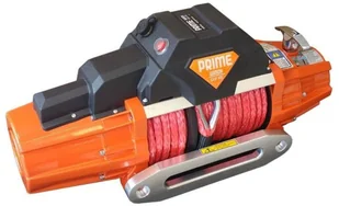 Prime 818 Wyciągarka 13.0XE 13000lbs [5897kg] z liną syntetyczną 12V lina 10 mm w oplocie 28 m 10400 kg +duży hak kolor wyciągarki pomarańczowy) 81877864 77864-uniw - Wciągarki - miniaturka - grafika 2