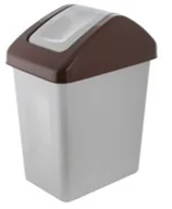 Kosze na śmieci - Branq DOSTAWCA UCHYLNY KOSZ NA ŚM.25L SEGREG.BRĄZ.1325 BRA000195 - miniaturka - grafika 1