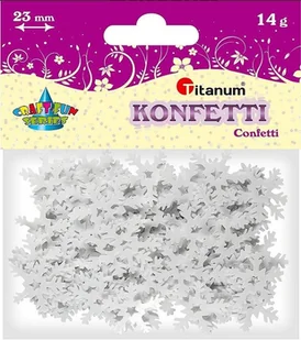 TITANUM Dekoracje TITANUM konfetti płatki śnieg 260086 - Pasmanteria - miniaturka - grafika 6