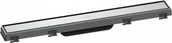 Odpływy liniowe - HANSGROHE 56036000 RainDrain Match Element zewnętrzny odpływu 60 cm ze stelażem o regulowanej wysokości chrom - miniaturka - grafika 1