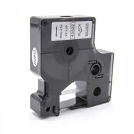 Papier do drukarek - Dymo 43622, 6mm x 7m, czarny druk / srebrny podkład, taśma zamiennik - miniaturka - grafika 1