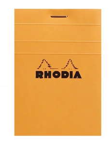 Rhodia notatnik zszyte i mikroperforiert, pomarańczowy 11200C - Notesy i bloczki - miniaturka - grafika 2