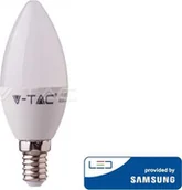 Żarówki LED - V-TAC 5.5W LED lemput E14 3000K su LED SAMSUNG diodu 171 - miniaturka - grafika 1