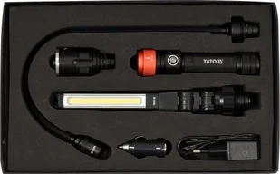 Yato LAMPA WARSZTATOWA 3W1 W WALIZCE 380LM LI-ION 3,7V 2200MAH IP54 - Oświetlenie warsztatowe Yato LAMPA WARSZTATOWA 3W1 W WALIZCE 380LM LI-ION 3,7V 2200MAH IP54 - Oświetlenie warsztatowe - miniaturka - grafika 1