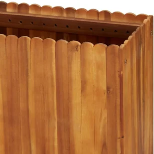 vidaXL Donica ogrodowa, 200x30x50 cm, lite drewno akacjowe - Donice - miniaturka - grafika 5