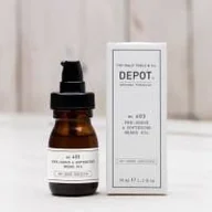 Kosmetyki i akcesoria do pielęgnacji brody - Depot Depot No 403 olejek przed goleniem i zmiękczający brodę 30ml - miniaturka - grafika 1