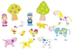 Goki drewniane postacie Farma - Figurki dla dzieci - miniaturka - grafika 2