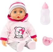 Lalki dla dziewczynek - Bayer First Word Baby delikatny róż 38cm - miniaturka - grafika 1