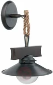 Lampy ścienne - Faro Barcelona Nudos Lampa ścienna Ciemnobrązowy, 1-punktowy 68138 - miniaturka - grafika 1
